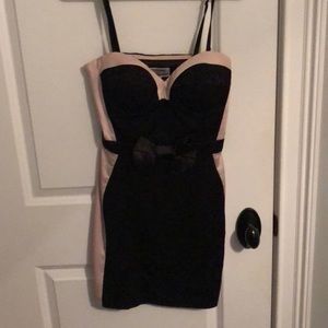Lipsy black dress with bow